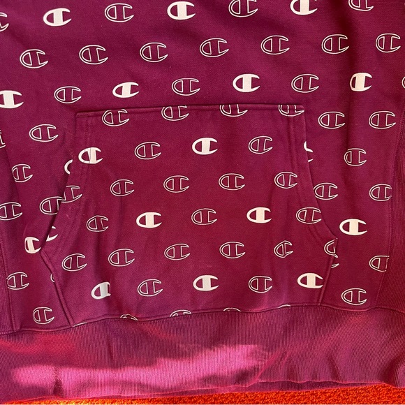 Purple Champion hoodie size large - Picture 5 of 6